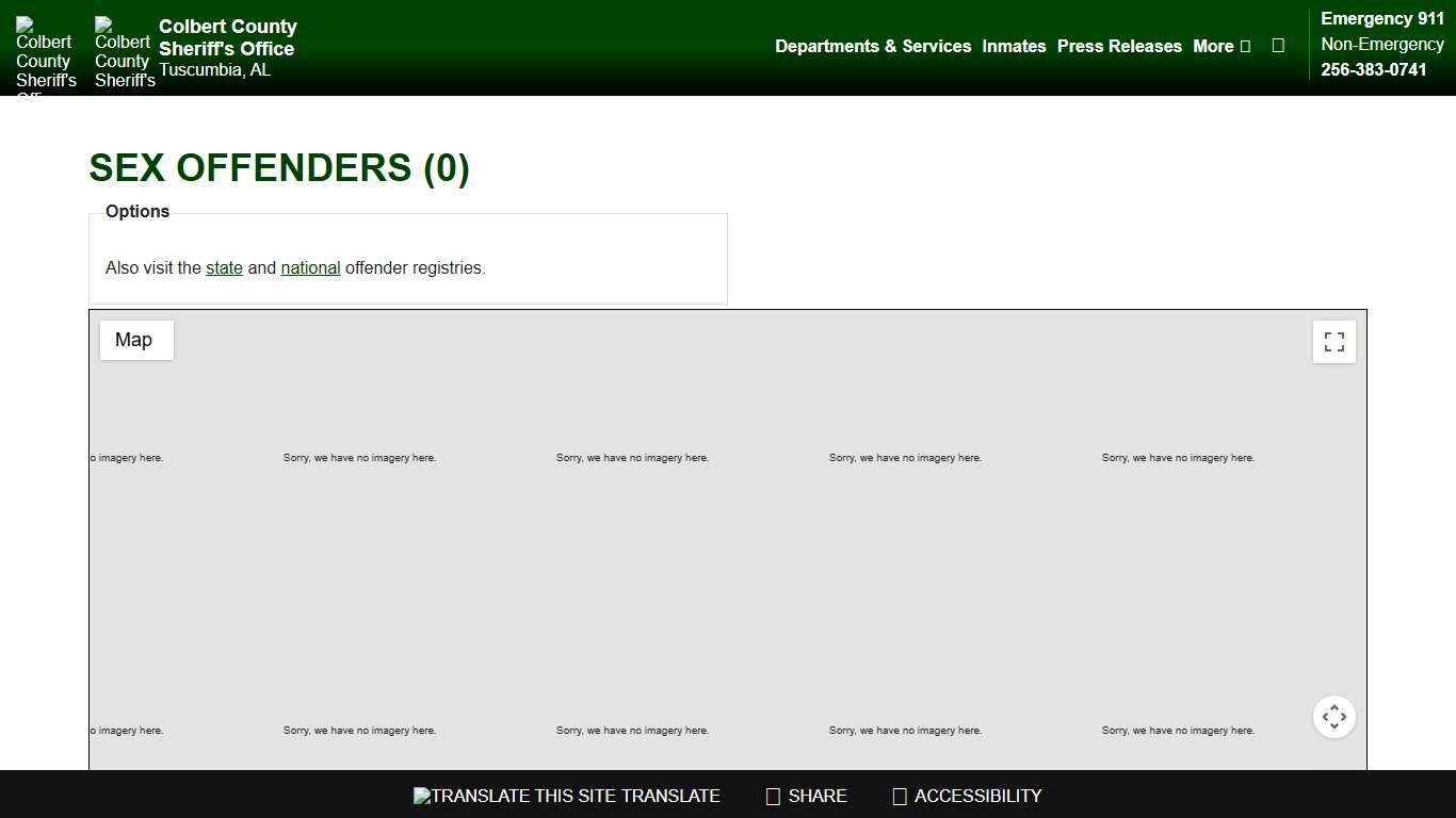 Sex Offenders - Colbert County Sheriff AL